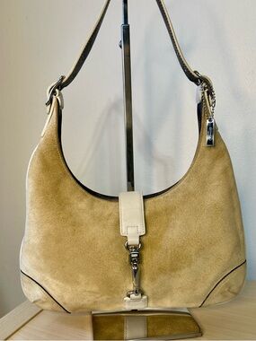 Coach Hamptons Vintage Suede Hobo Bag